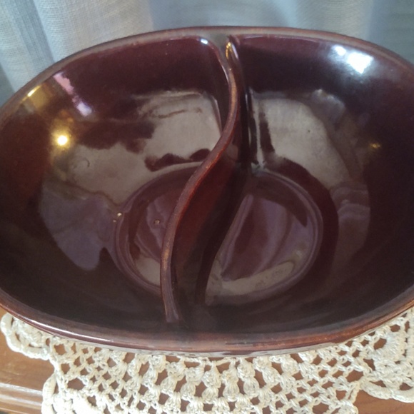 Vintage MAR-CREST Ovenproof Stoneware Pottery Bowl, Daisy Dot Pattern - Picture 6 of 11